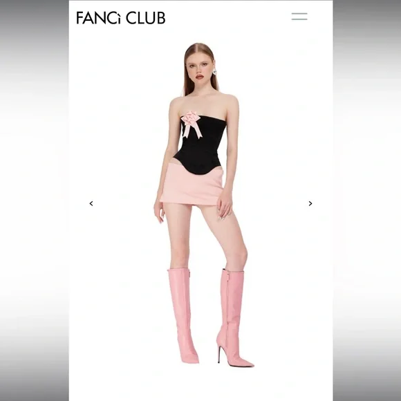 FANCI CLUB RIBBON CORSET - Picture 3 of 3